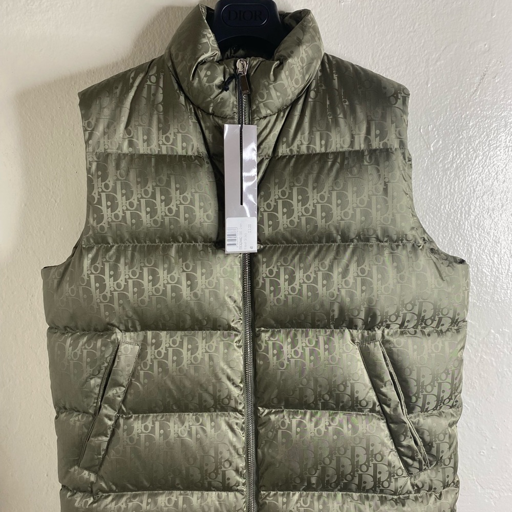Dior Oblique Sleeveless Down Jacket